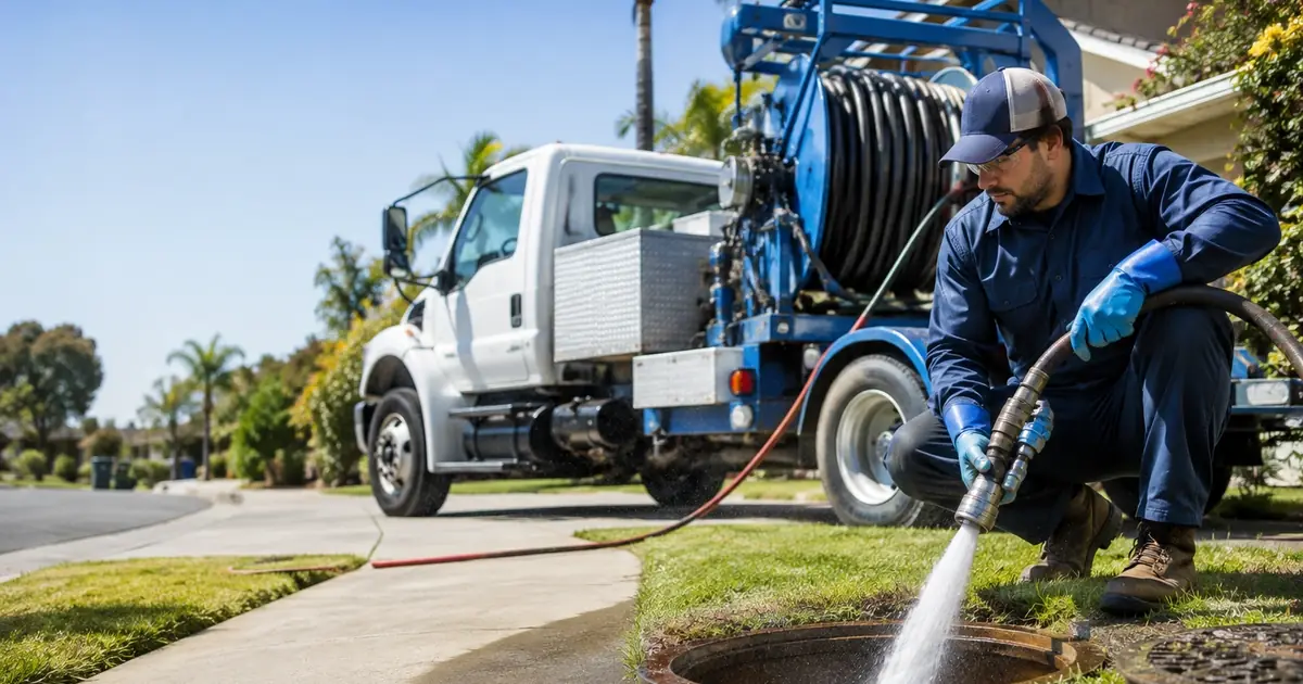 Hydro jet sewer cleaning Laguna Beach