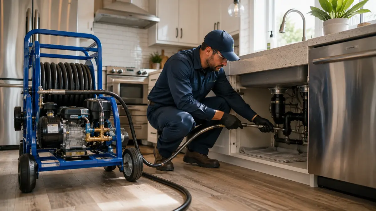 Kitchen Drain Hydro Jetting in Laguna Beach