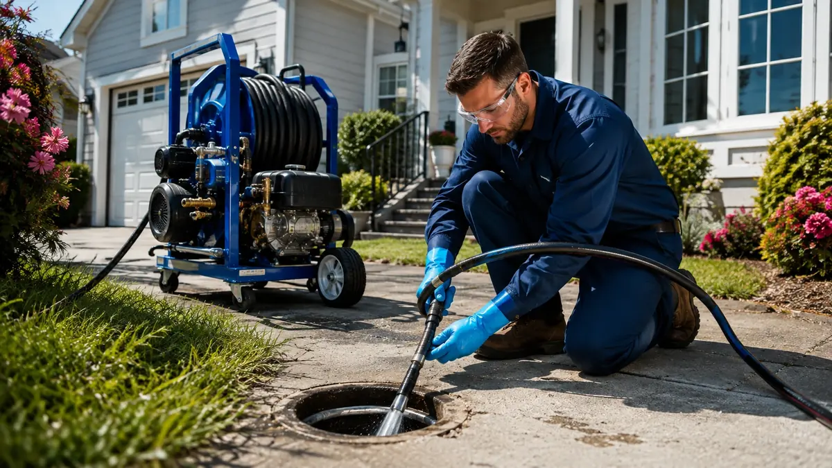 Residential Hydro Jet Drain Cleaning in Laguna Beach